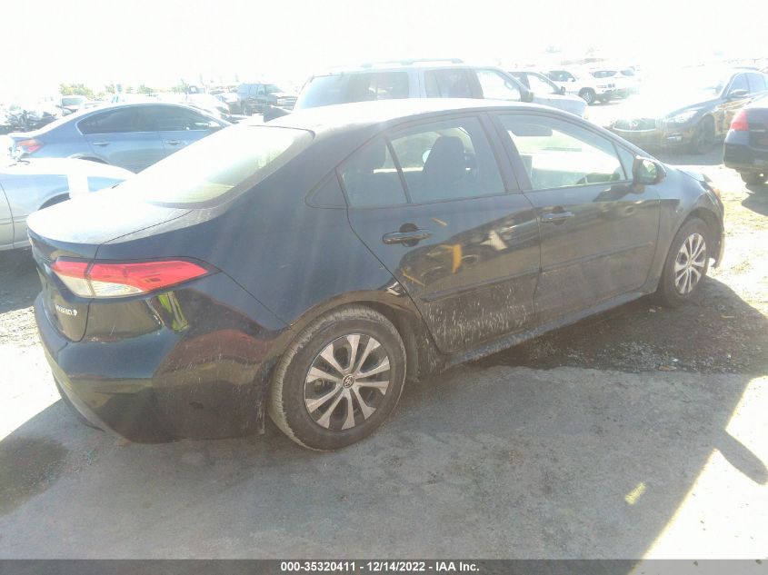 2020 TOYOTA COROLLA HYBRID LE VIN: JTDEBRBE6LJ004940