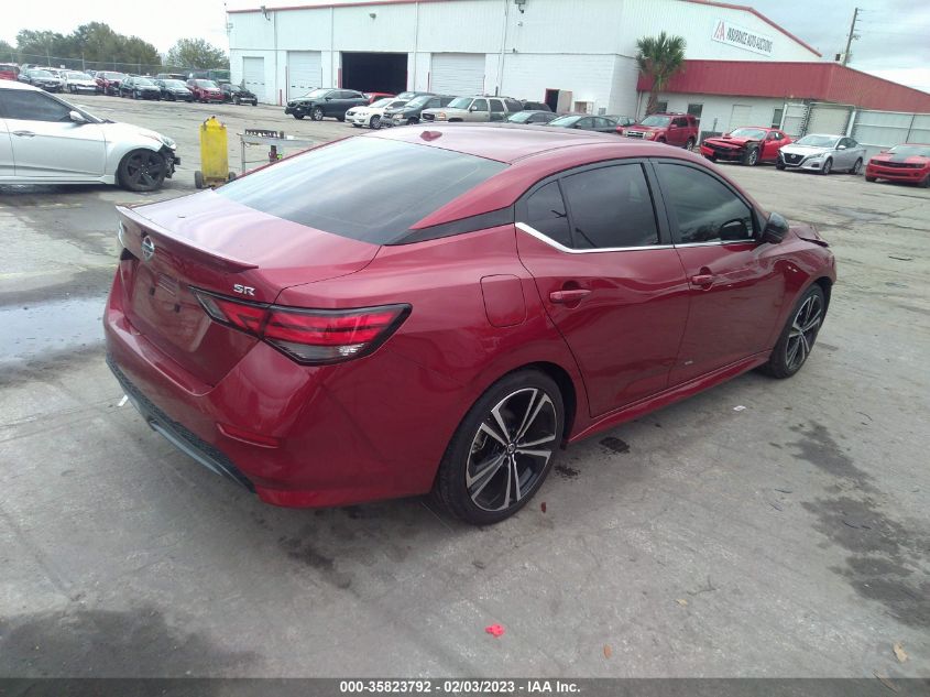 2022 NISSAN SENTRA SR VIN: 3N1AB8DV0NY264449