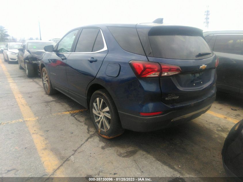 2022 CHEVROLET EQUINOX LT VIN: 3GNAXUEV2NL226649