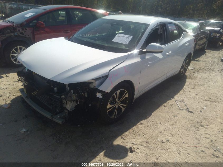 2022 NISSAN SENTRA SV VIN: 3N1AB8CV3NY262082