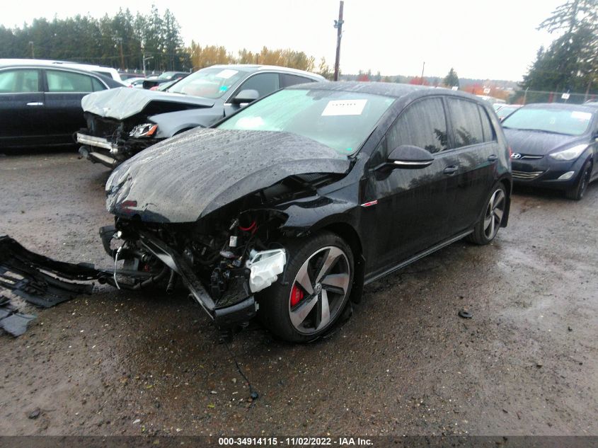 2021 VOLKSWAGEN GOLF GTI S/SE/AUTOBAHN VIN: 3VW6T7AU4MM004239