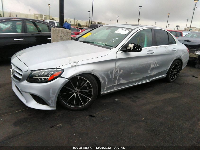 2021 MERCEDES-BENZ C-CLASS C 300 VIN: W1KWF8DB4MR642490