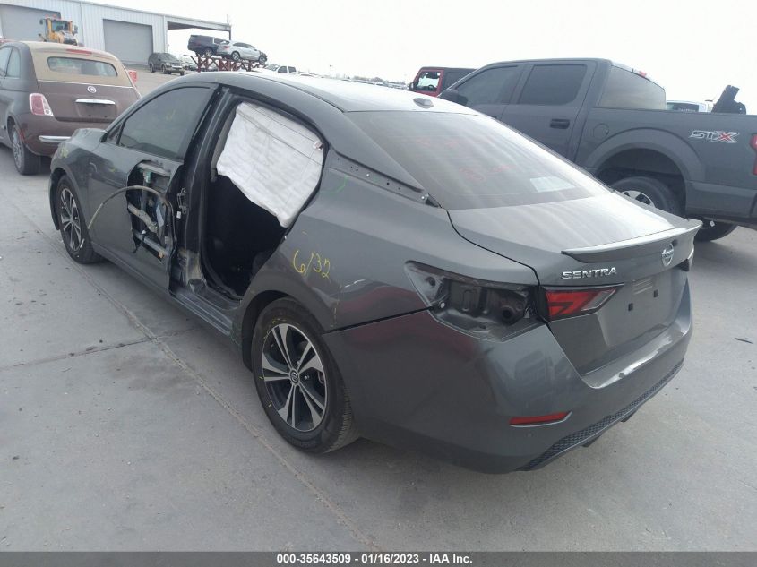 2021 NISSAN SENTRA SV VIN: 3N1AB8CV4MY283103