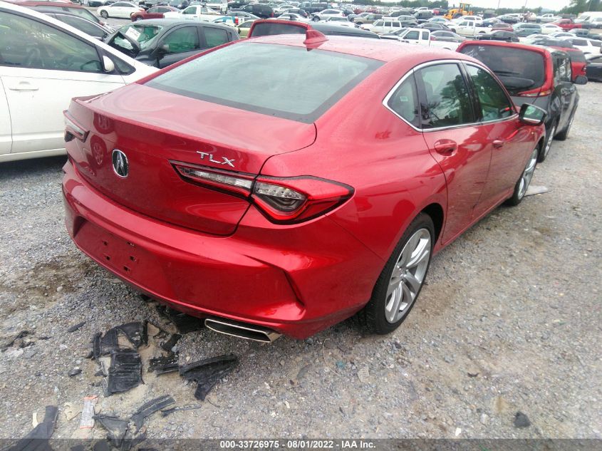2021 ACURA TLX W/TECHNOLOGY PACKAGE VIN: 19UUB5F43MA013541