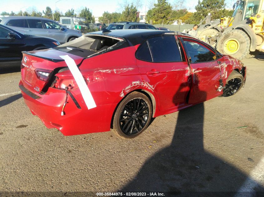 2022 TOYOTA CAMRY HYBRID XSE VIN: 4T1K31AK1NU044302