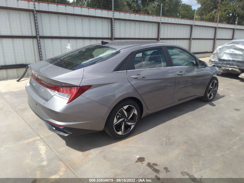 2022 HYUNDAI ELANTRA SEL VIN: KMHLN4AG2NU316433