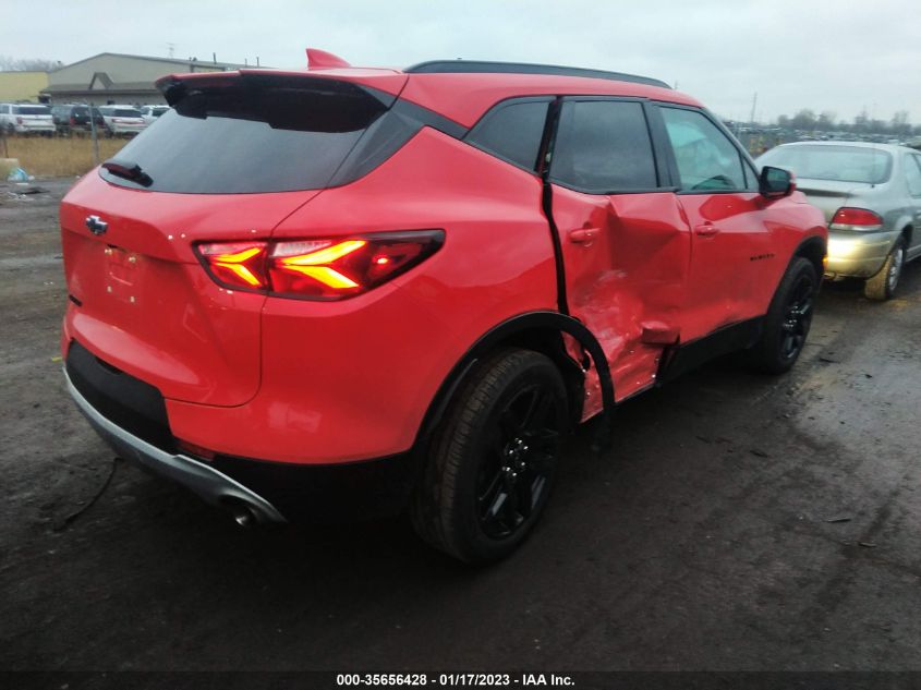 2022 CHEVROLET BLAZER LT VIN: 3GNKBCR4XNS135424