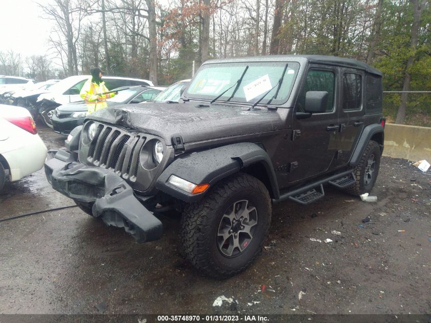 2021 JEEP WRANGLER UNLIMITED SPORT S VIN: 1C4HJXDN2MW858491