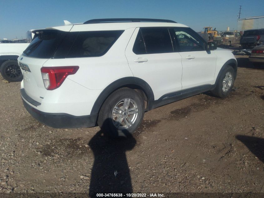 2020 FORD EXPLORER XLT VIN: 1FMSK7DH6LGA26654