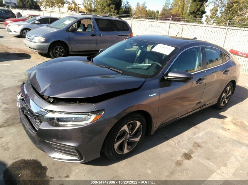2022 HONDA INSIGHT EX VIN: 19XZE4F53NE009857