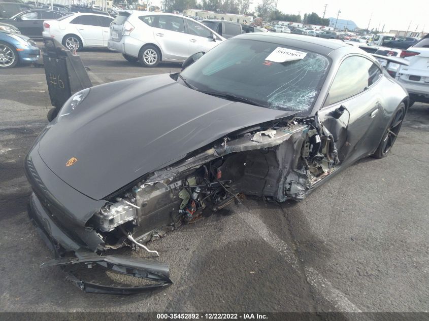 2021 PORSCHE 911 CARRERA VIN: WP0AA2A91MS205248
