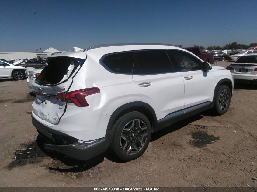 2021 HYUNDAI SANTA FE LIMITED VIN: 5NMS44AL8MH321058