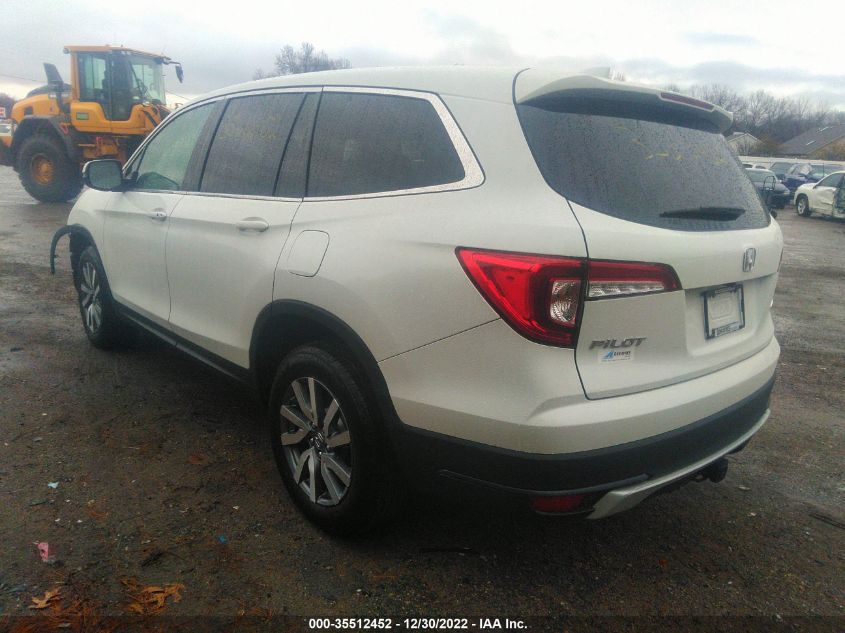 2021 HONDA PILOT EX-L VIN: 5FNYF6H50MB050781