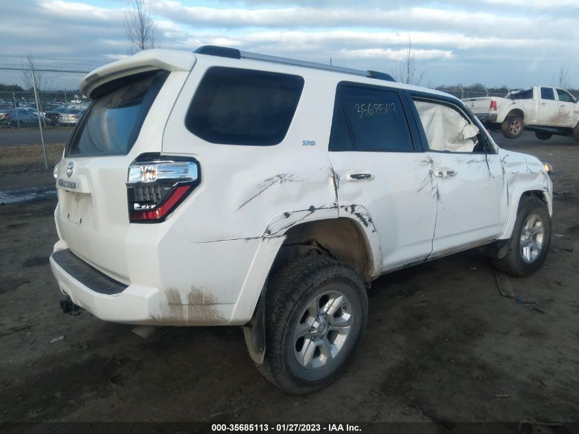 2022 TOYOTA 4RUNNER VIN: JTENU5JR4N6066149