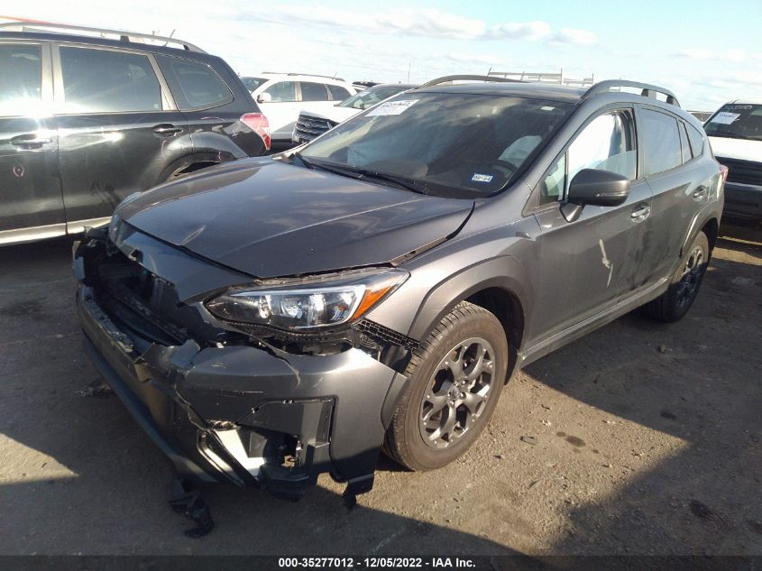 2022 SUBARU CROSSTREK SPORT VIN: JF2GTHSC2NH213179