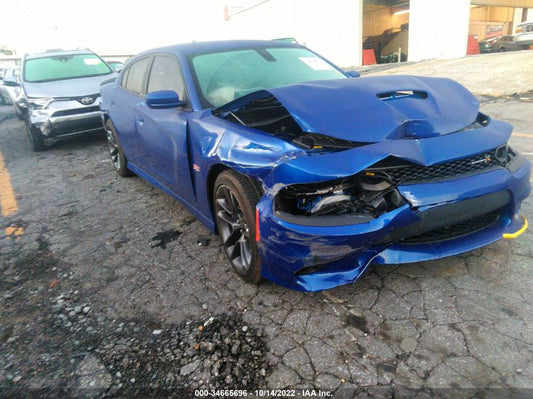 2022 DODGE CHARGER SCAT PACK VIN: 2C3CDXGJ0NH220609