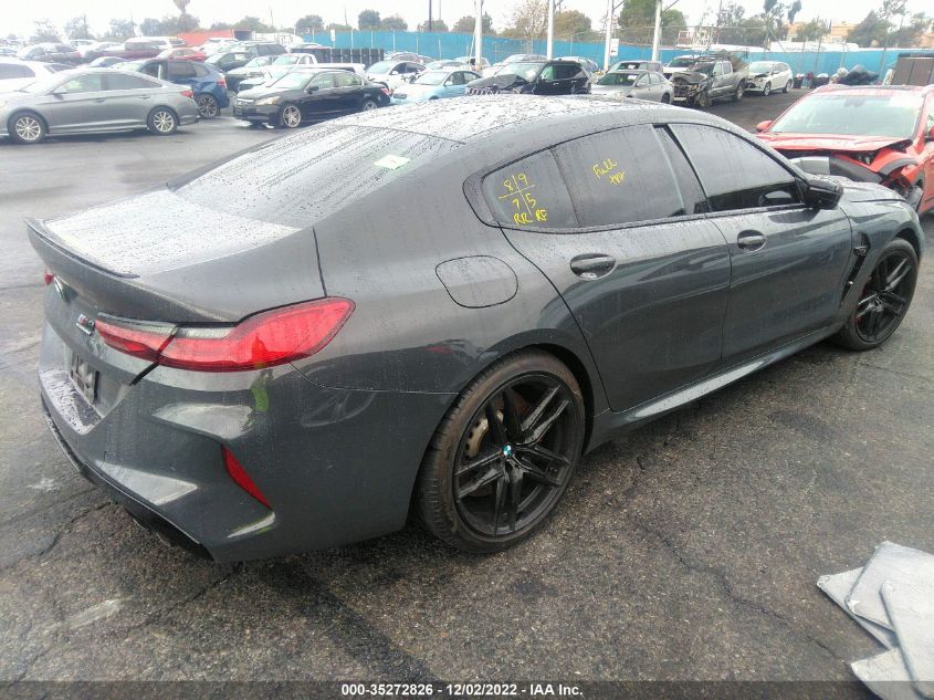 2022 BMW M8 COMPETITION VIN: WBSGV0C04NCH14243