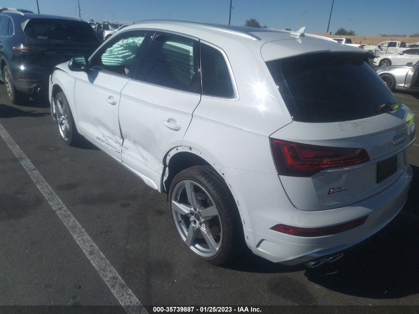 2021 AUDI SQ5 PREMIUM VIN: WA1A4AFY7M2026420
