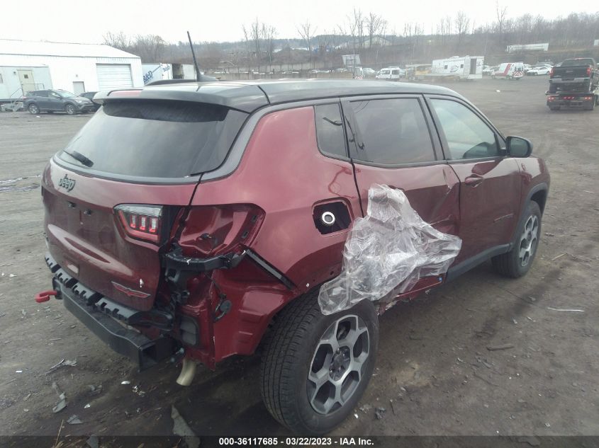 2022 JEEP COMPASS TRAILHAWK VIN: 3C4NJDDB2NT162289