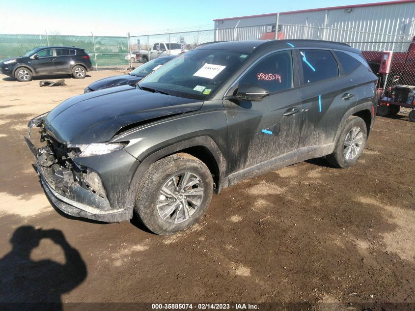 2022 HYUNDAI TUCSON HYBRID BLUE VIN: KM8JBCA14NU052475