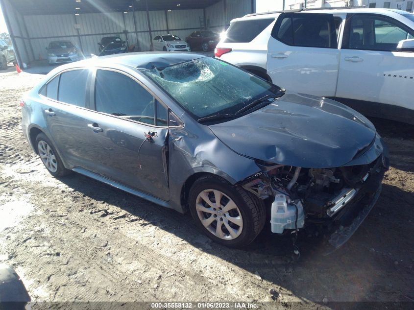 2022 TOYOTA COROLLA LE VIN: 5YFEPMAE3NP304018