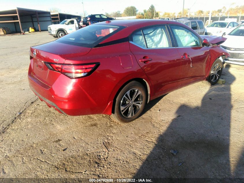 2021 NISSAN SENTRA SV VIN: 3N1AB8CV6MY291235