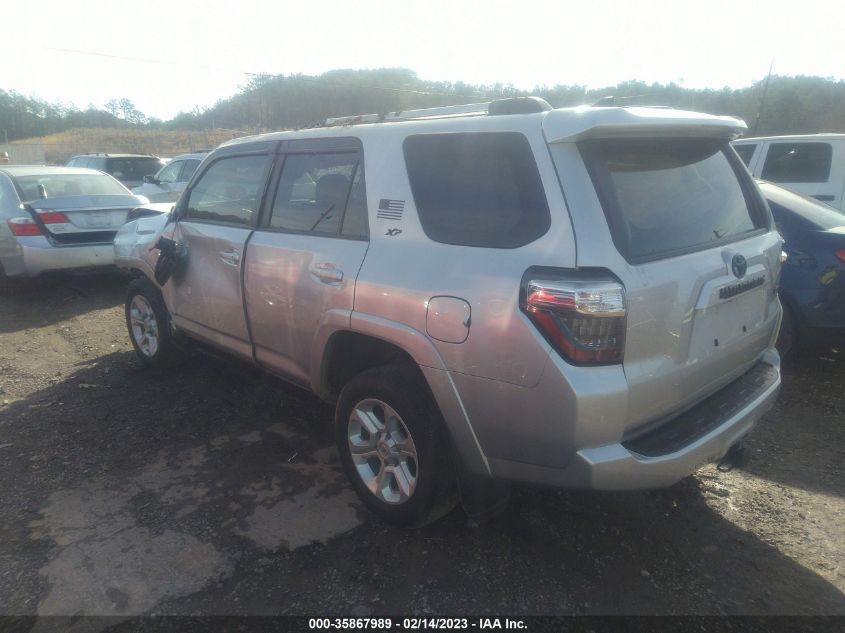2022 TOYOTA 4RUNNER SR5 PREMIUM VIN: JTEFU5JR1N5273883