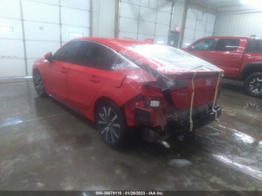 2022 HONDA CIVIC HATCHBACK EX-L VIN: 19XFL1H70NE014293