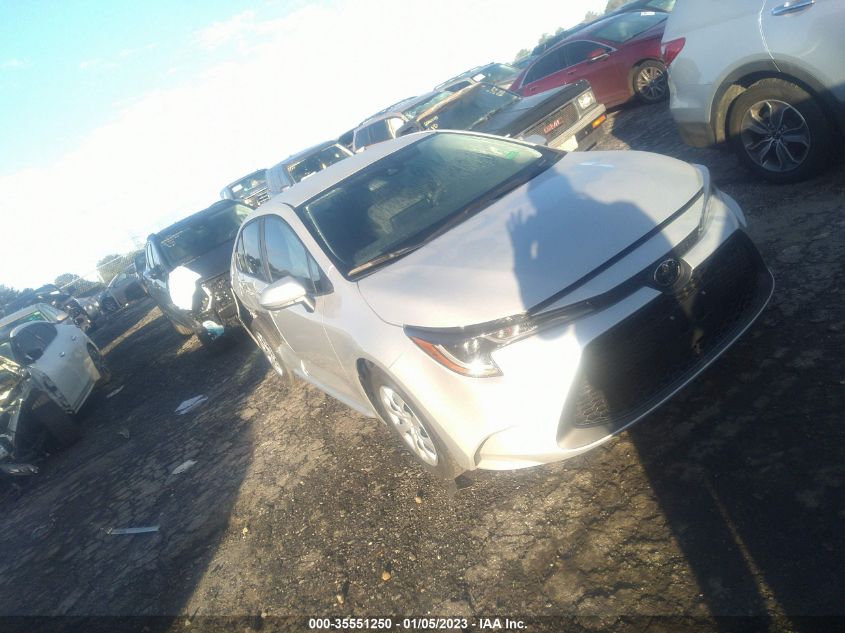 2022 TOYOTA COROLLA LE VIN: 5YFEPMAE8NP386618