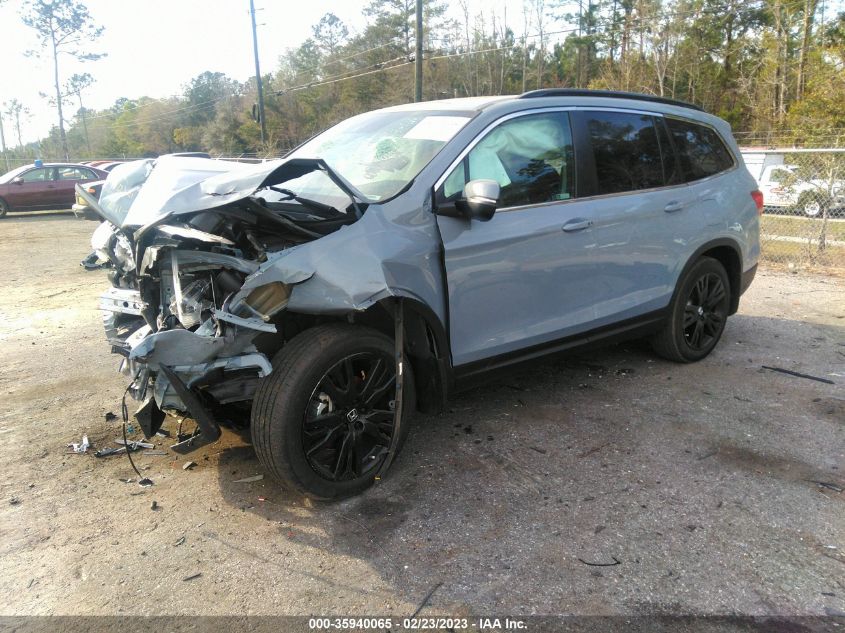 2022 HONDA PILOT SPECIAL EDITION VIN: 5FNYF5H21NB018827