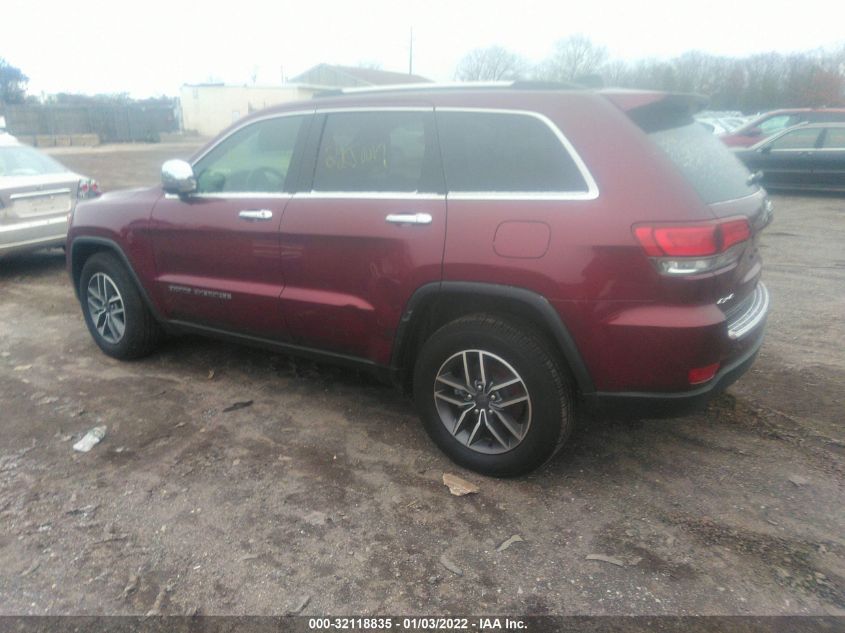 2020 JEEP GRAND CHEROKEE LIMITED VIN: 1C4RJFBG7LC444982