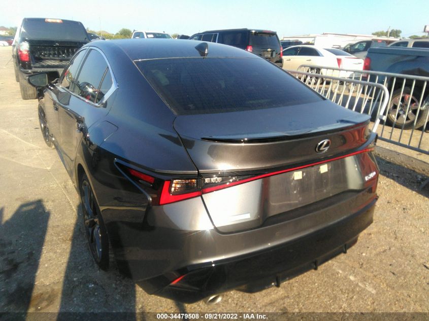 2021 LEXUS IS IS 350 F SPORT VIN: JTHGZ1B28M5045509