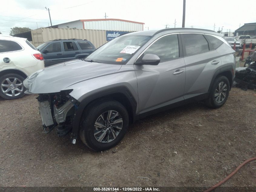 2022 HYUNDAI TUCSON HYBRID BLUE VIN: KM8JBCA15NU025639