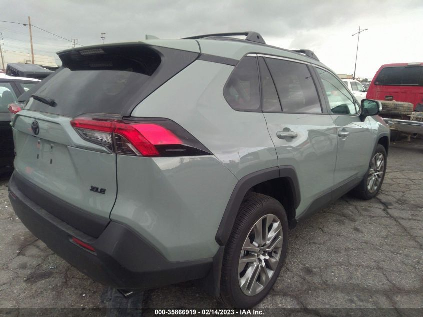 2022 TOYOTA RAV4 XLE PREMIUM VIN: 2T3C1RFV0NW237950