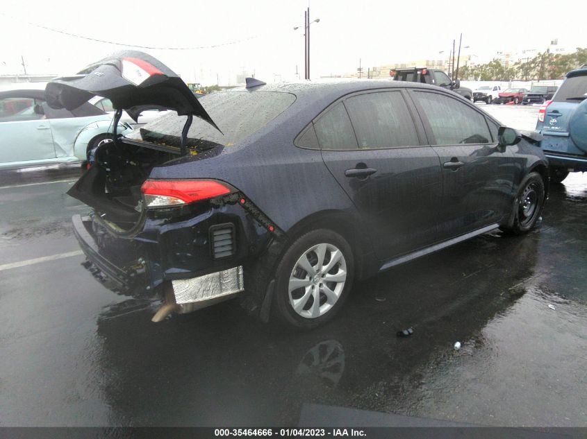 2022 TOYOTA COROLLA LE VIN: 5YFEPMAE9NP313306