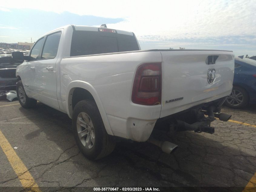 2021 RAM 1500 LARAMIE VIN: 1C6RREJT5MN712779