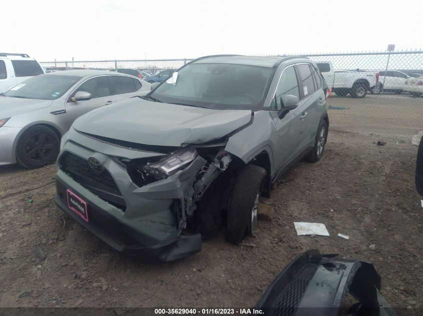 2022 TOYOTA RAV4 XLE VIN: 2T3W1RFV3NW205653