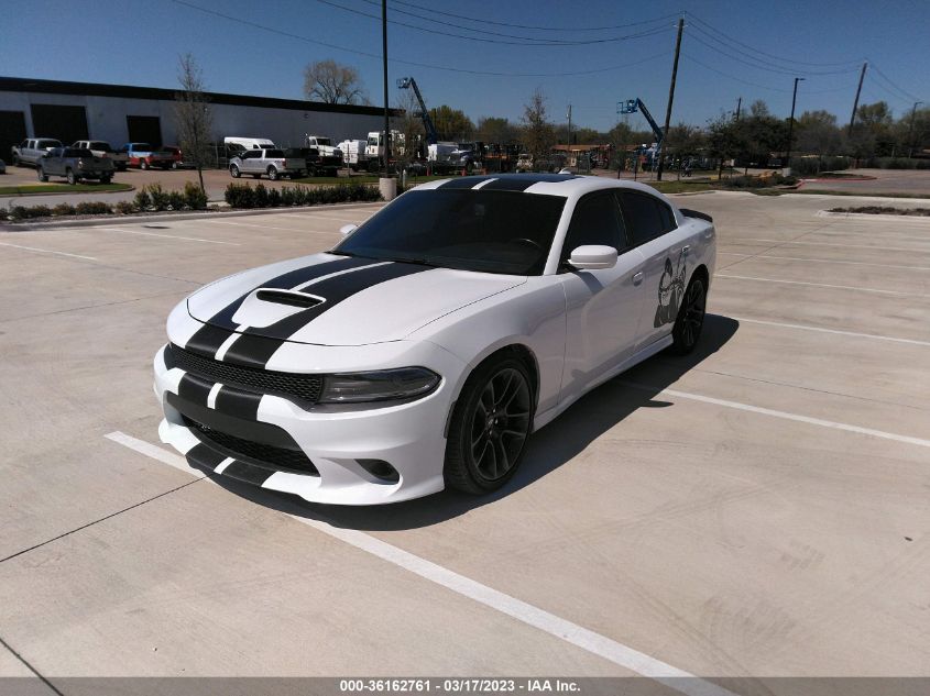 2022 DODGE CHARGER SCAT PACK VIN: 2C3CDXGJ1NH117084