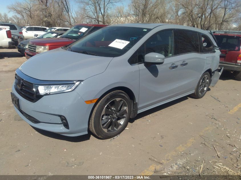 2023 HONDA ODYSSEY ELITE VIN: 5FNRL6H94PB028996
