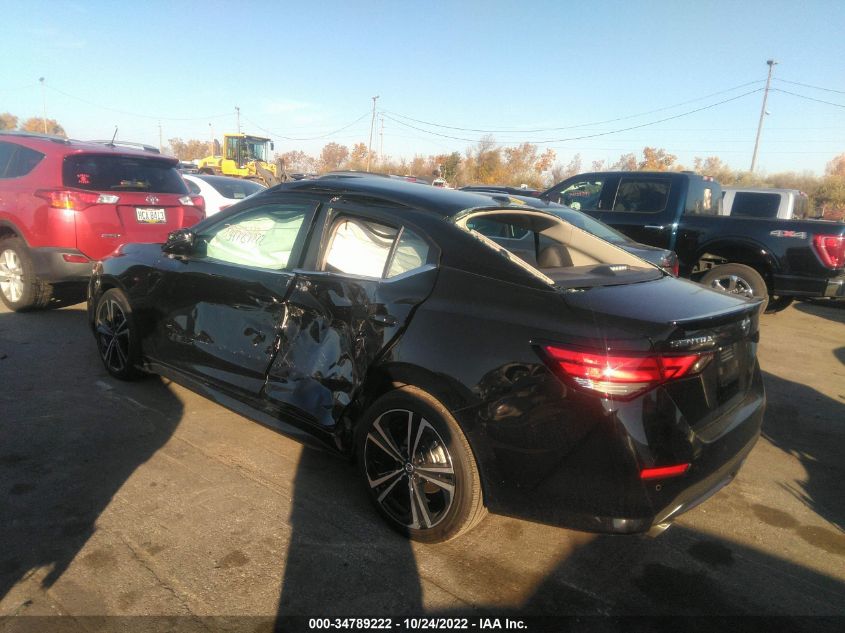 2022 NISSAN SENTRA SR VIN: 3N1AB8DV0NY220449