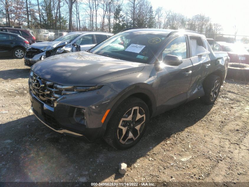 2022 HYUNDAI SANTA CRUZ LIMITED VIN: 5NTJEDAF9NH000509