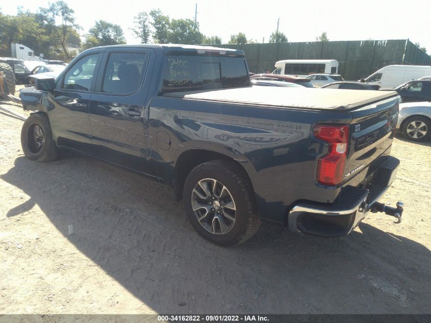 2021 CHEVROLET SILVERADO 1500 LT VIN: 3GCUYDET3MG162386