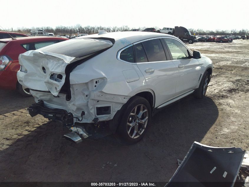 2022 BMW X4 XDRIVE30I VIN: 5UX33DT06N9K12412