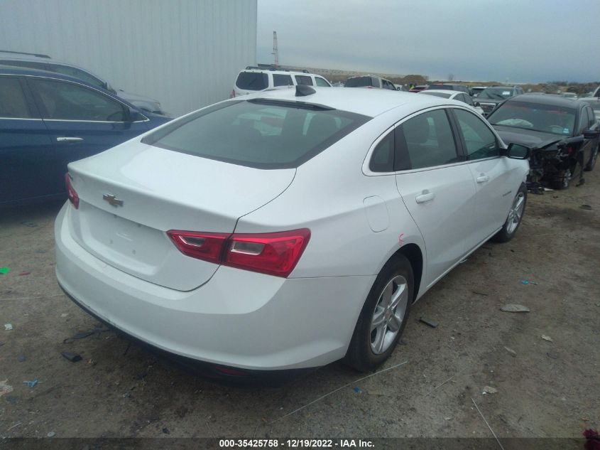 2021 CHEVROLET MALIBU LS VIN: 1G1ZB5ST9MF039610