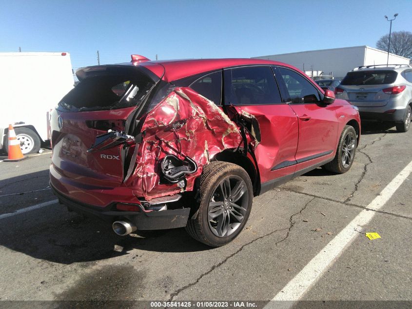 2021 ACURA RDX W/A-SPEC PACKAGE VIN: 5J8TC1H61ML021562