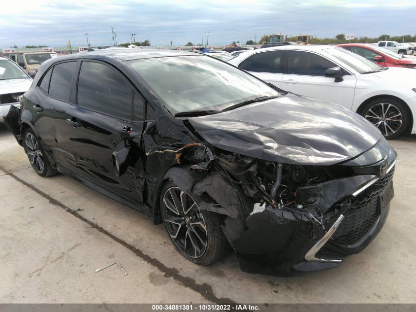 2021 TOYOTA COROLLA HATCHBACK XSE VIN: JTNC4MBE8M3114037