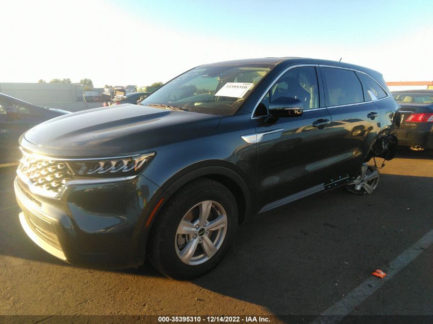 2022 KIA SORENTO LX VIN: 5XYRG4LC2NG146126