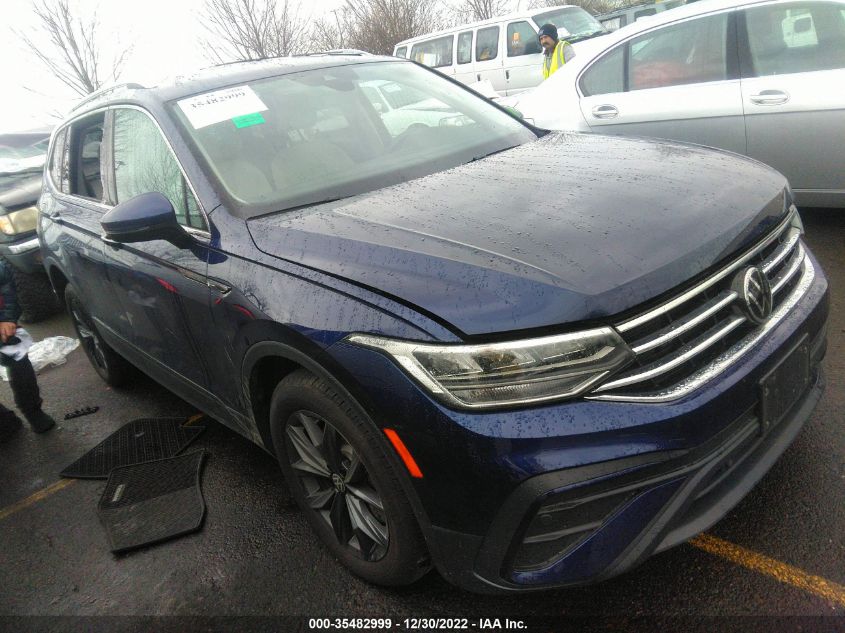 2022 VOLKSWAGEN TIGUAN SE VIN: 3VV2B7AX9NM021197