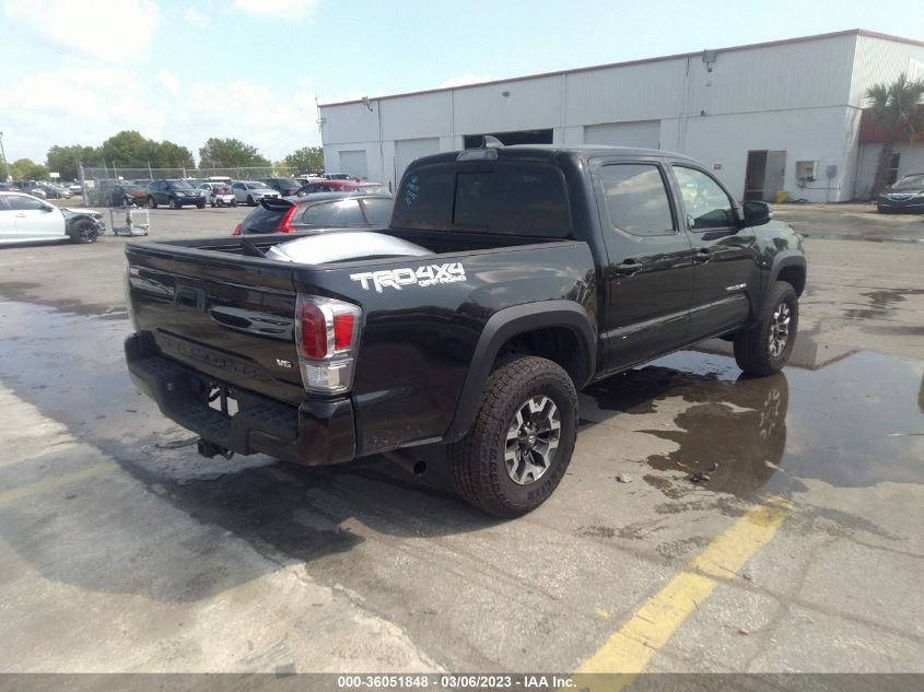 2022 TOYOTA TACOMA 4WD SR/SR5/TRD SPORT VIN: 3TMCZ5AN0NM475212