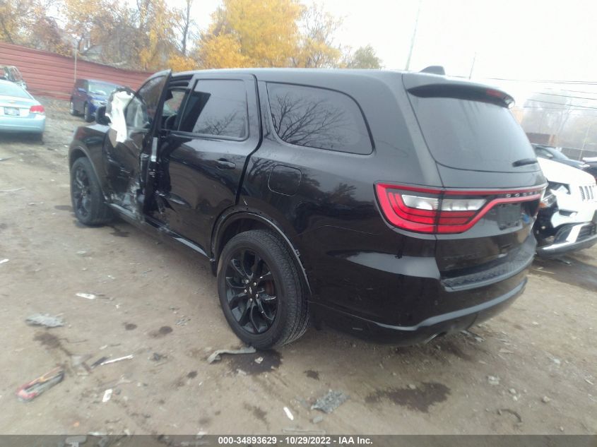 2020 DODGE DURANGO GT VIN: 1C4RDJDG6LC229634